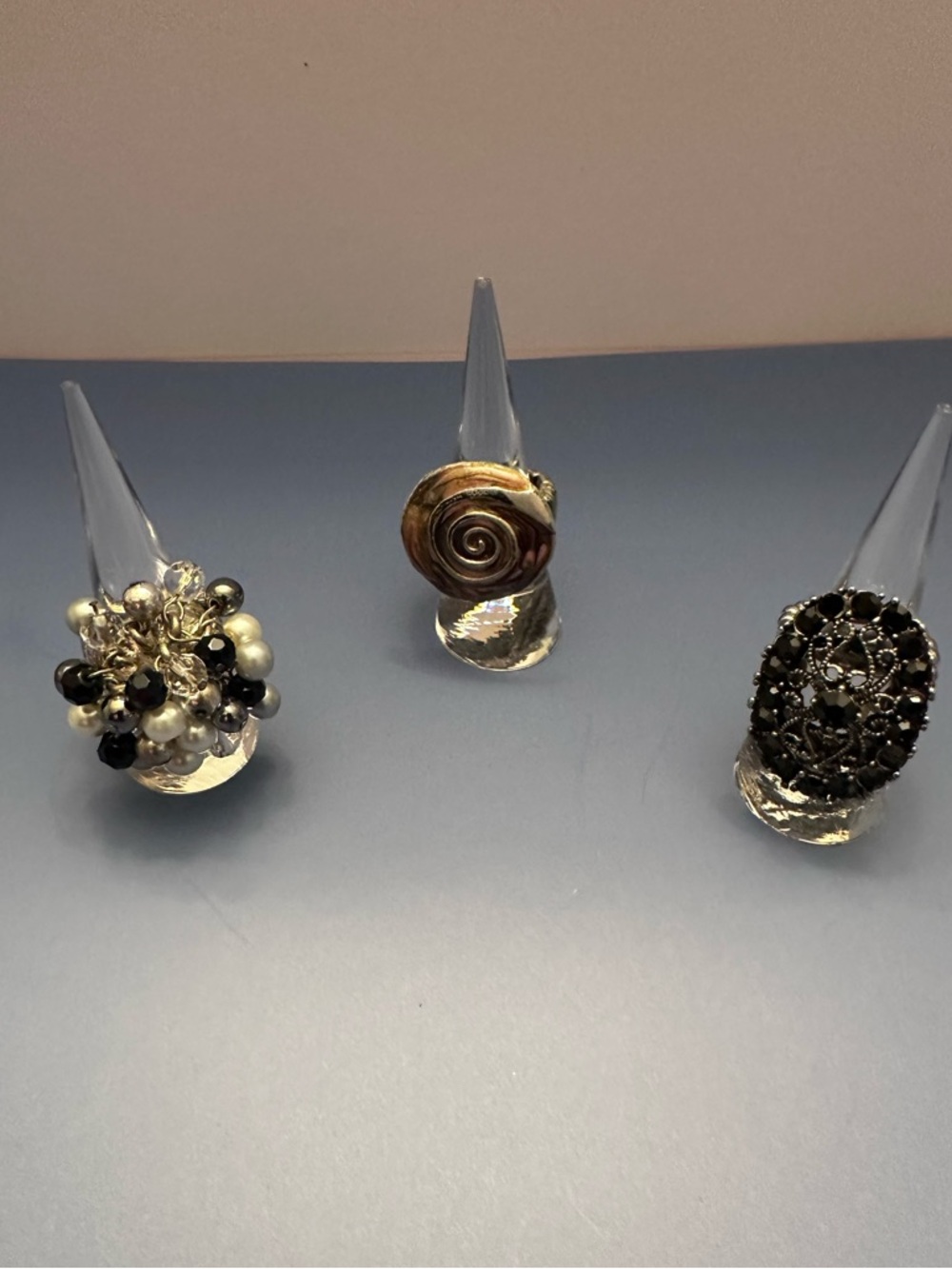 Vintage Chunky Statement Ring Bundle Stretch